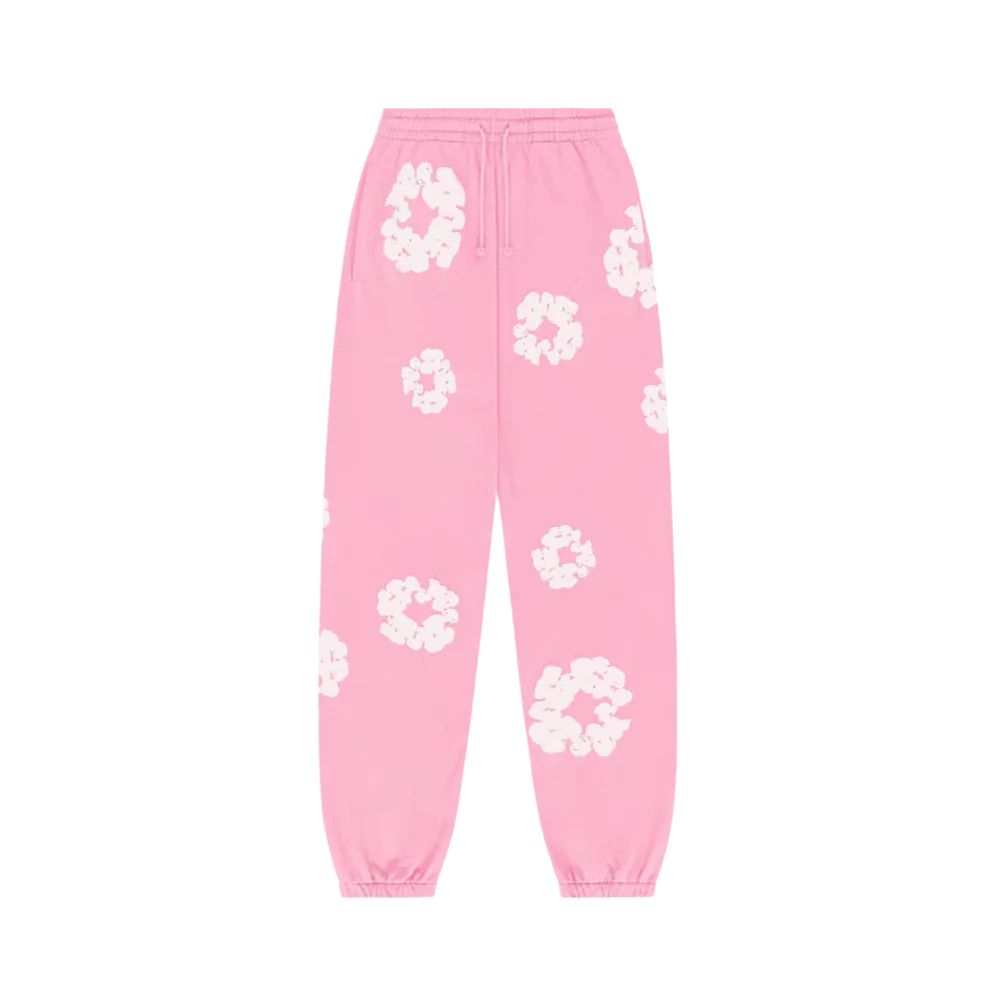 FLOWER SWEATPANTS PINK - Image 3